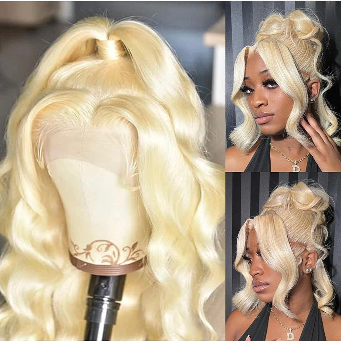 NEW! 613 BLONDE HD FULL LACE WIG -  (180% DENSITY) SHOP MARBLE LUXE BEAUTY