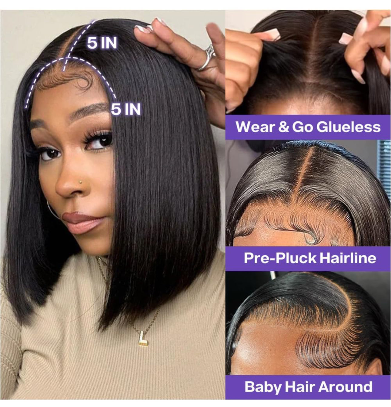 MLB HD LACE CLOSURE WIG - STRAIGHT