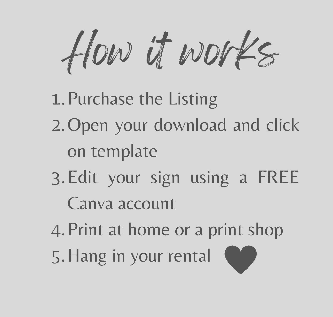 WELCOME SIGN FOR AIRBNB & VACATION RENTAL HOST TEMPLATE (Digital Download) - Editable & Printable SHOP MARBLE LUXE BEAUTY