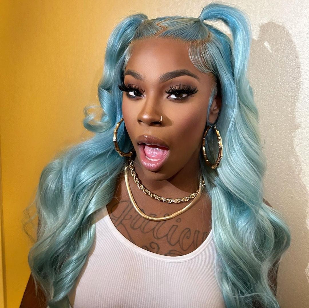 #613 BLONDE HD LACE FRONTAL WIG - BODY WAVE (200% DENSITY)