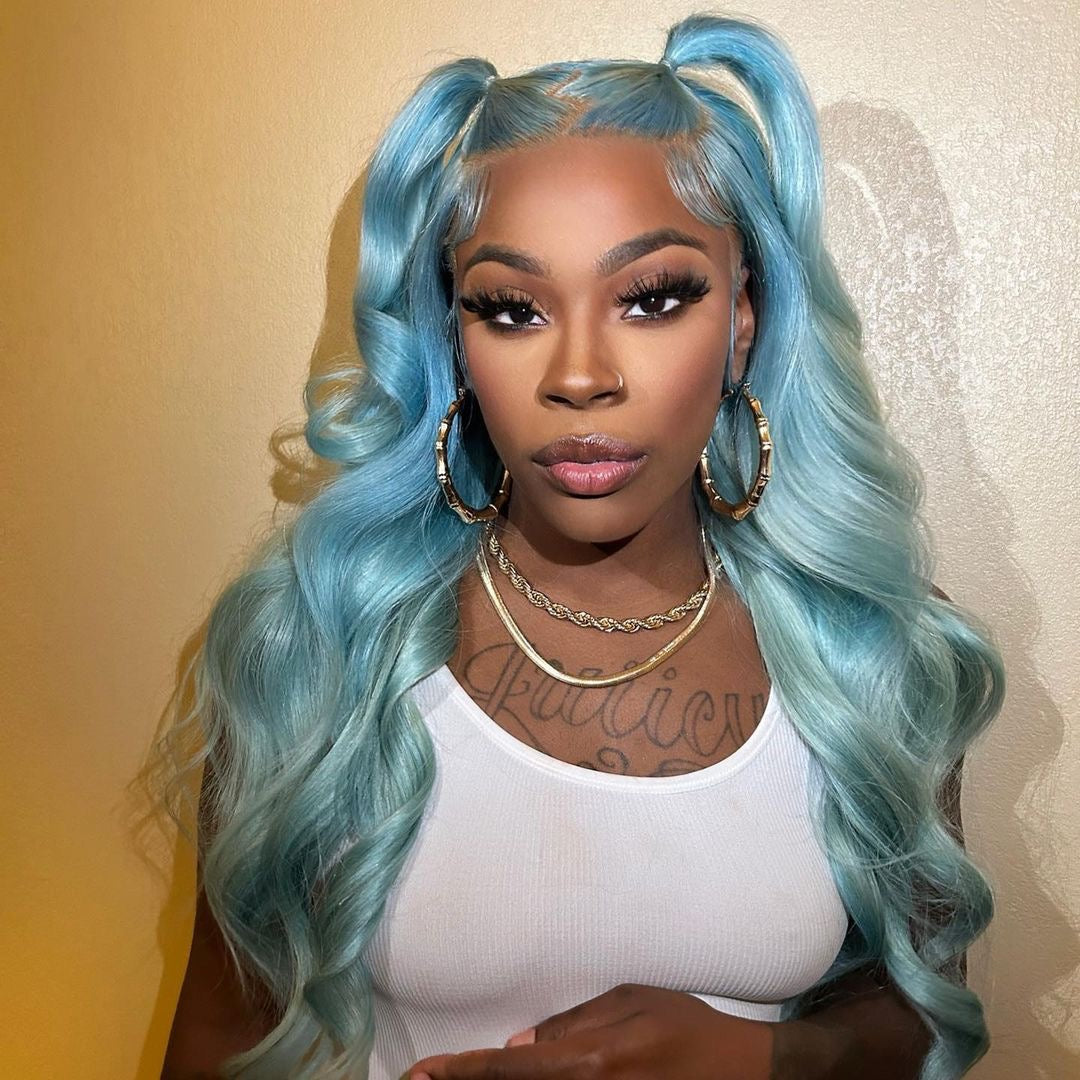#613 BLONDE HD LACE FRONTAL WIG - BODY WAVE (200% DENSITY)