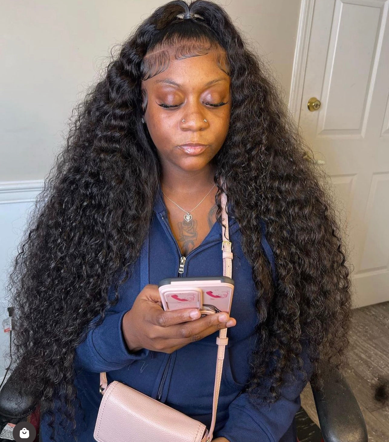 13X4 DEEP CURLY LACE FRONTAL WIG (HD LACE) - 200% DENSITY