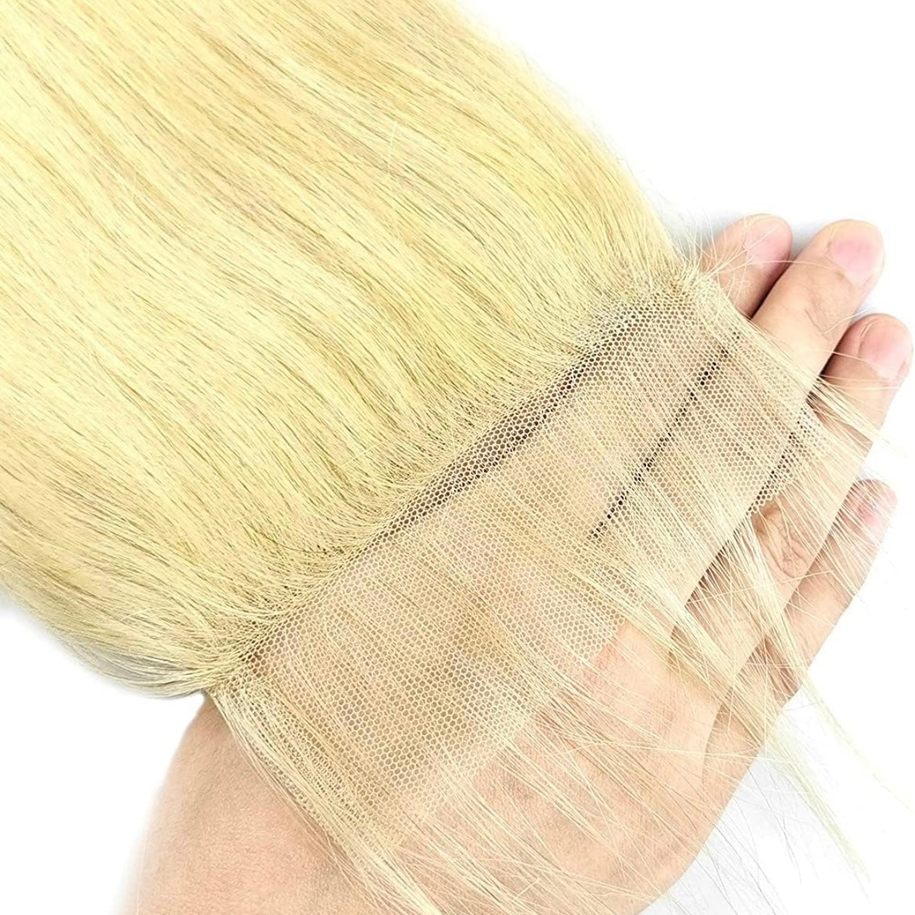 #613 5X5 LUXE BLONDE CLOSURE - STRAIGHT (HD LACE)