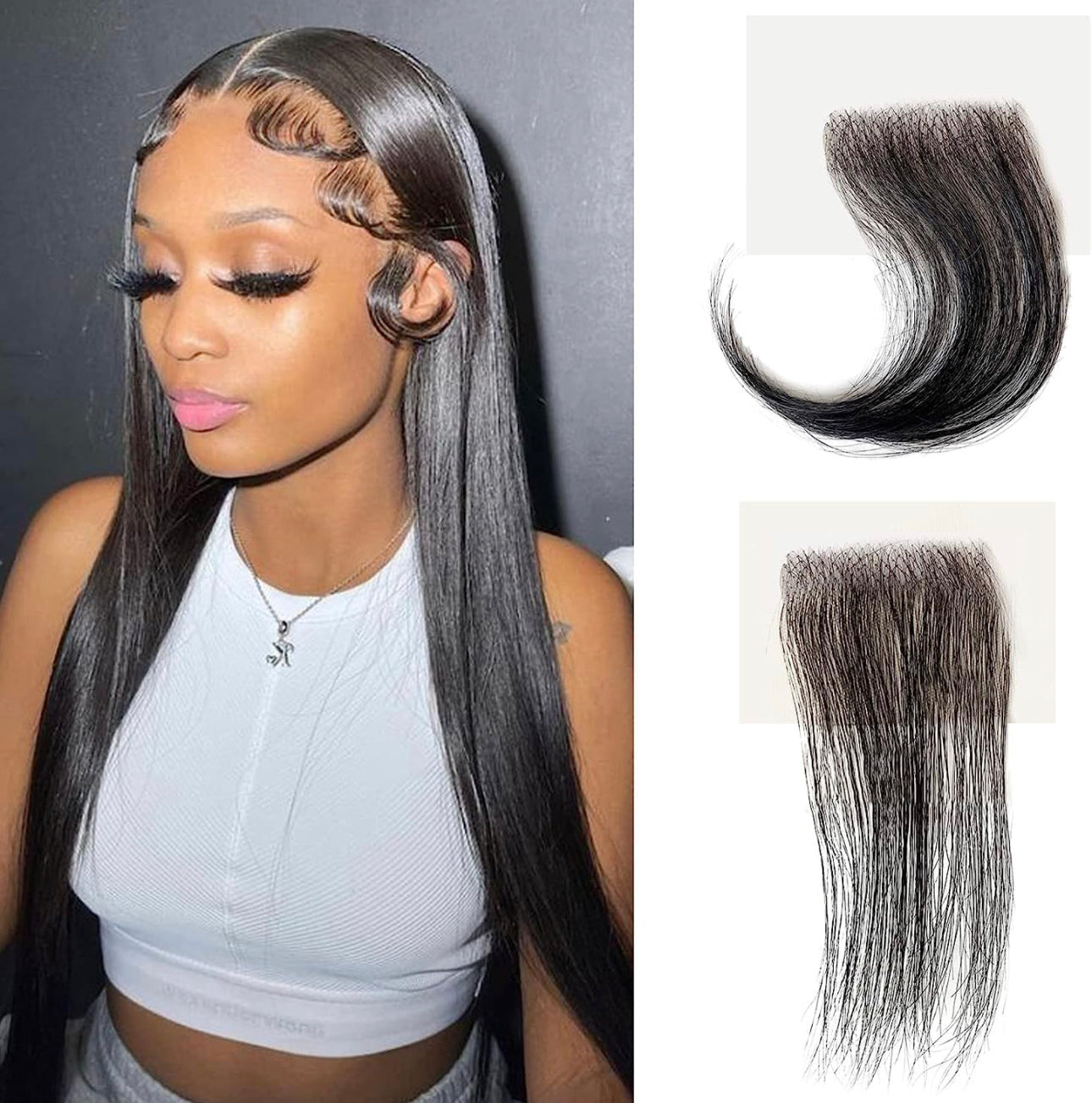 NEW! HD LACE BABY HAIR EDGES SHOP MARBLE LUXE BEAUTY