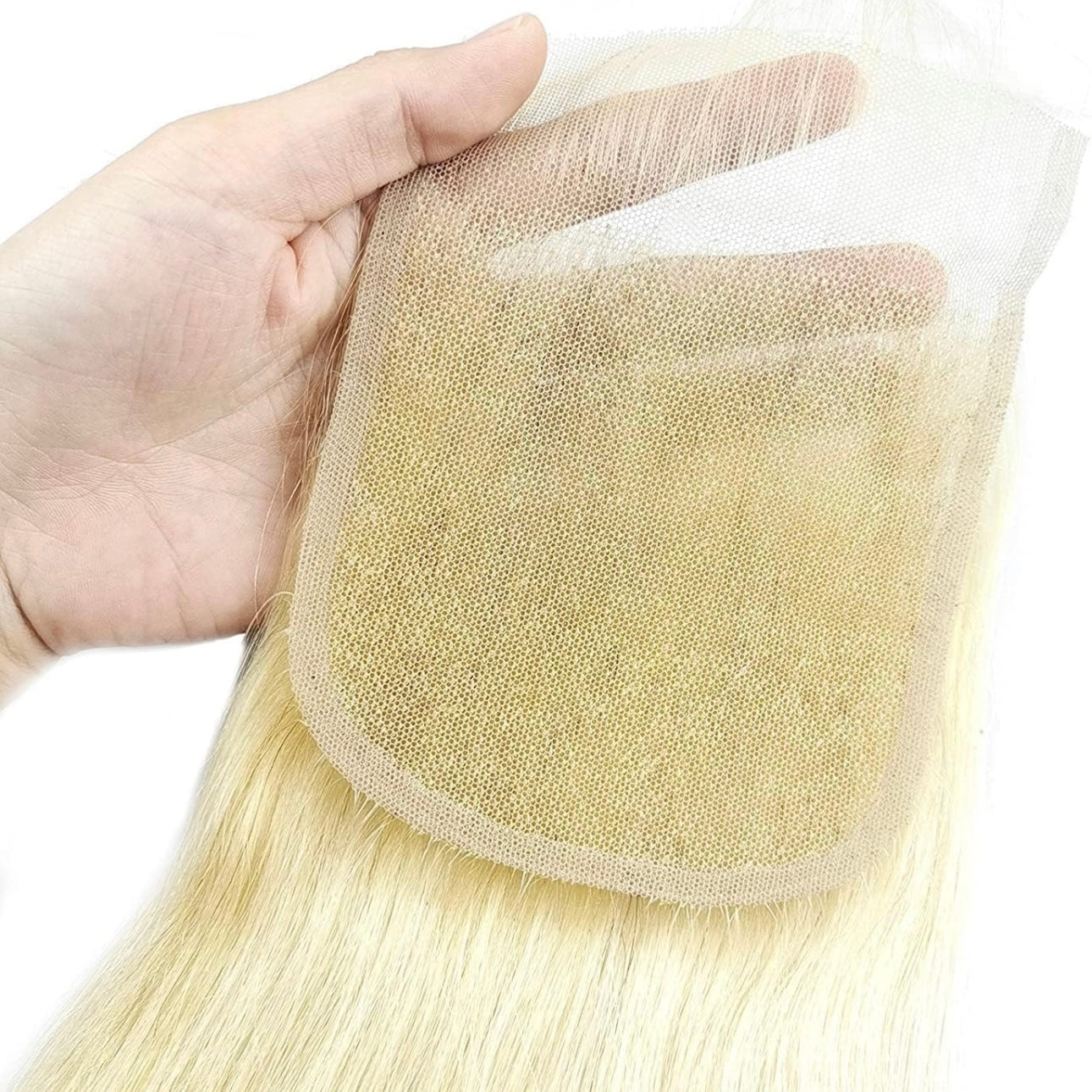 #613 5X5 LUXE BLONDE CLOSURE - STRAIGHT (HD LACE)