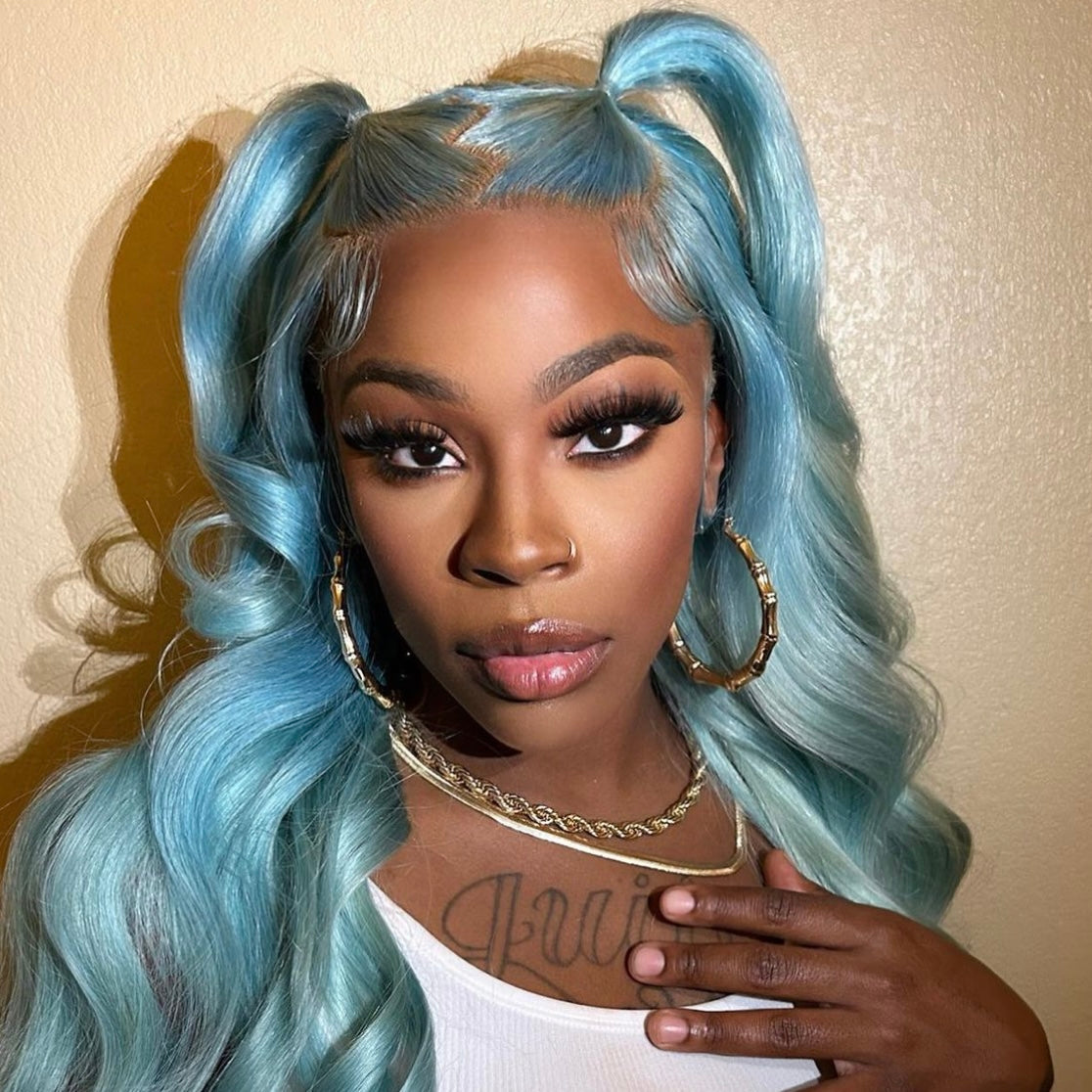 #613 LUXE BLONDE FRONTAL - STRAIGHT (HD LACE) SHOP MARBLE LUXE BEAUTY
