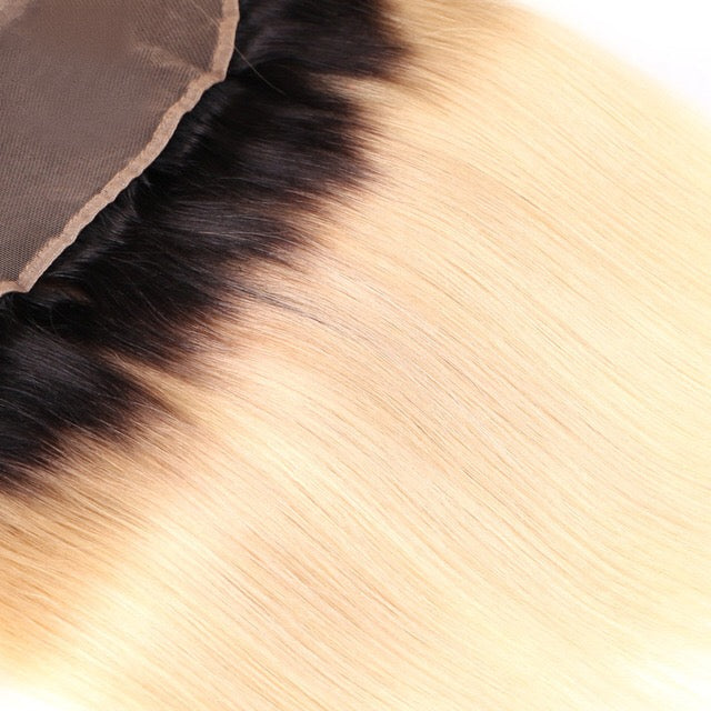 #613 LUXE BLONDE – 1B ROOTS FRONTAL (STRAIGHT) SHOP MARBLE LUXE BEAUTY