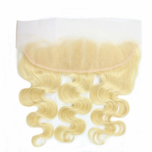 #613 LUXE BLONDE FRONTAL - BODY WAVE (HD LACE) SHOP MARBLE LUXE BEAUTY