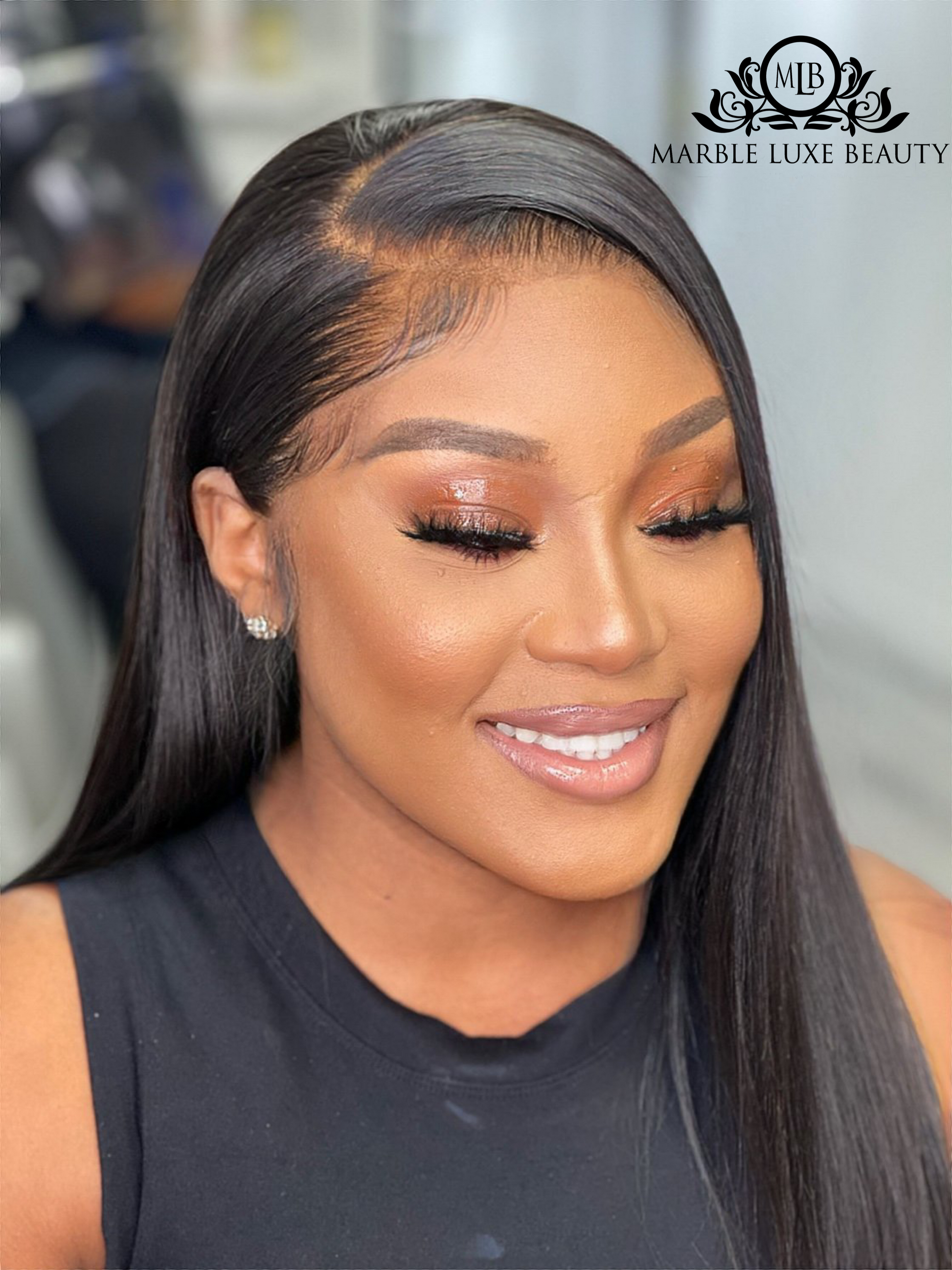 13X4 STRAIGHT LACE FRONTAL WIG (HD LACE) - 200% DENSITY SHOP MARBLE LUXE BEAUTY