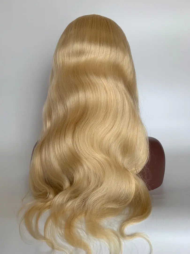 #613 LUXE BLONDE (HD LACE) FRONTAL WIG - STRAIGHT (200% DENSITY) SHOP MARBLE LUXE BEAUTY