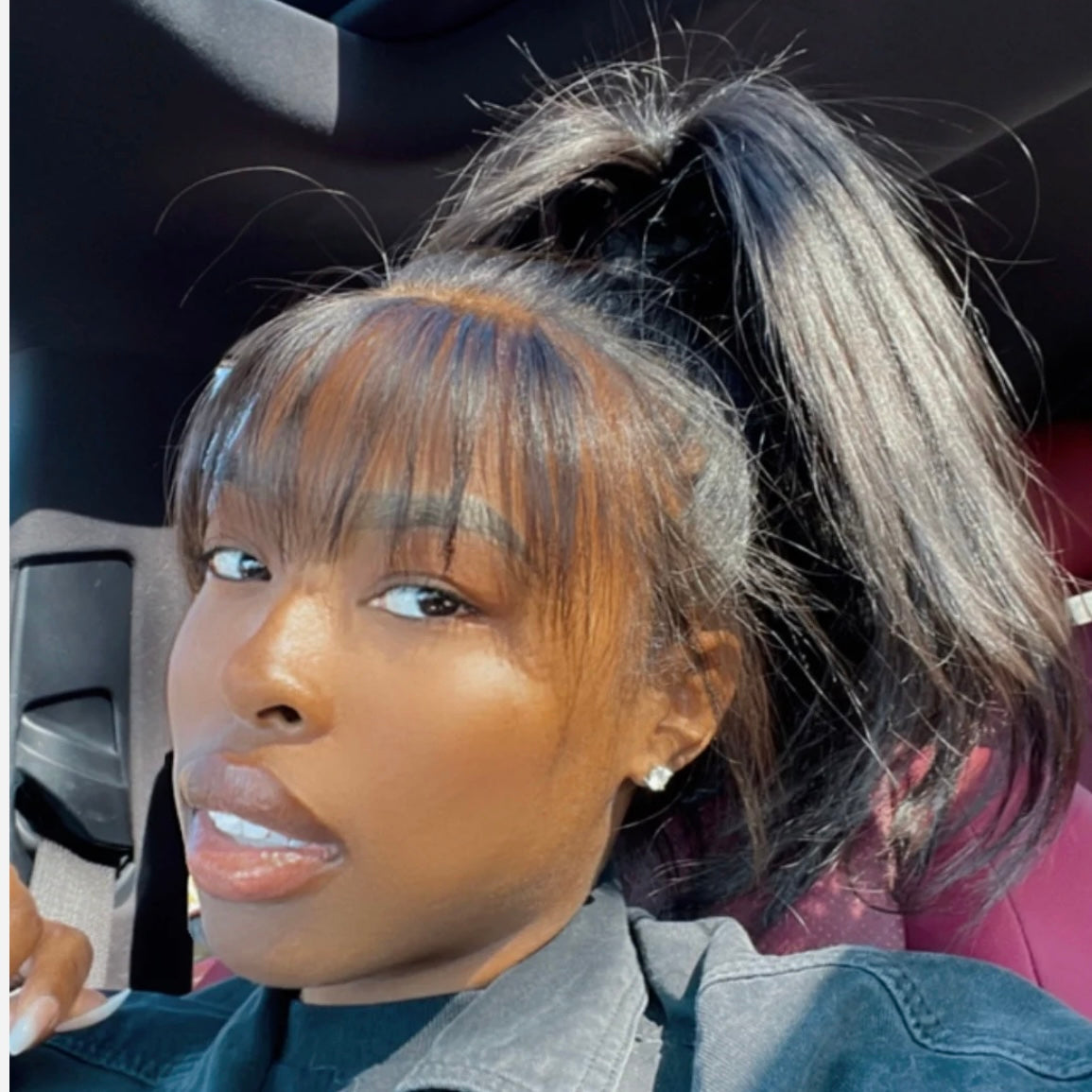 NEW! MLB HD LACE FRINGE BANG PIECE SHOP MARBLE LUXE BEAUTY