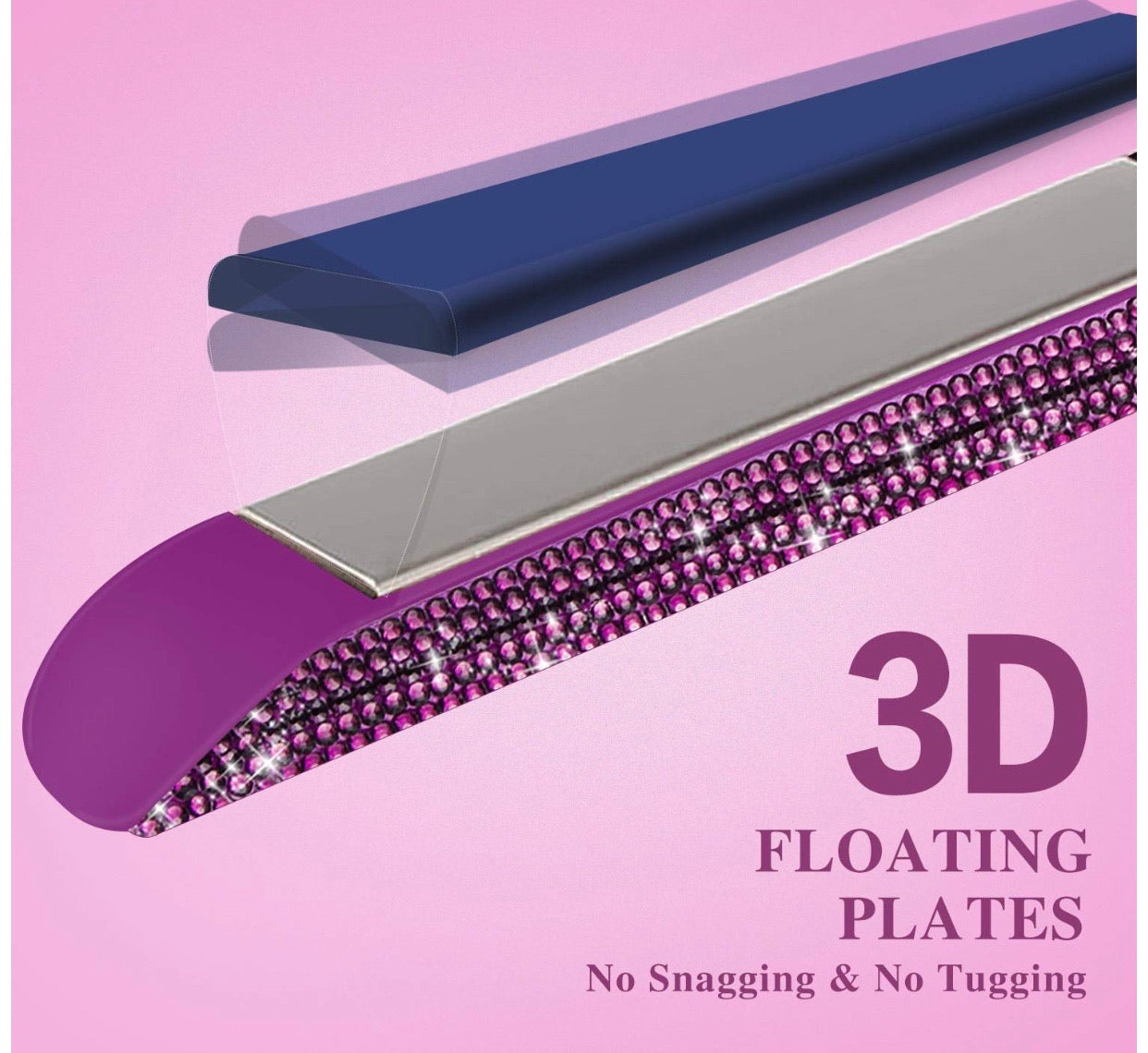 MLB BLING FLAT IRON SHOP MARBLE LUXE BEAUTY