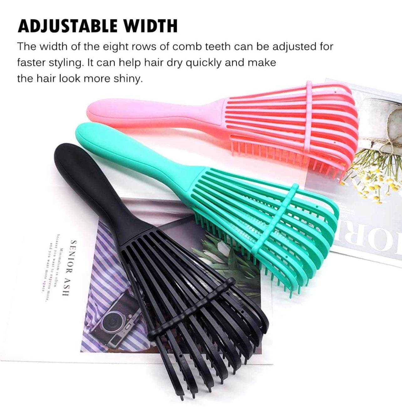 MLB DETANGLING BRUSH SHOP MARBLE LUXE BEAUTY