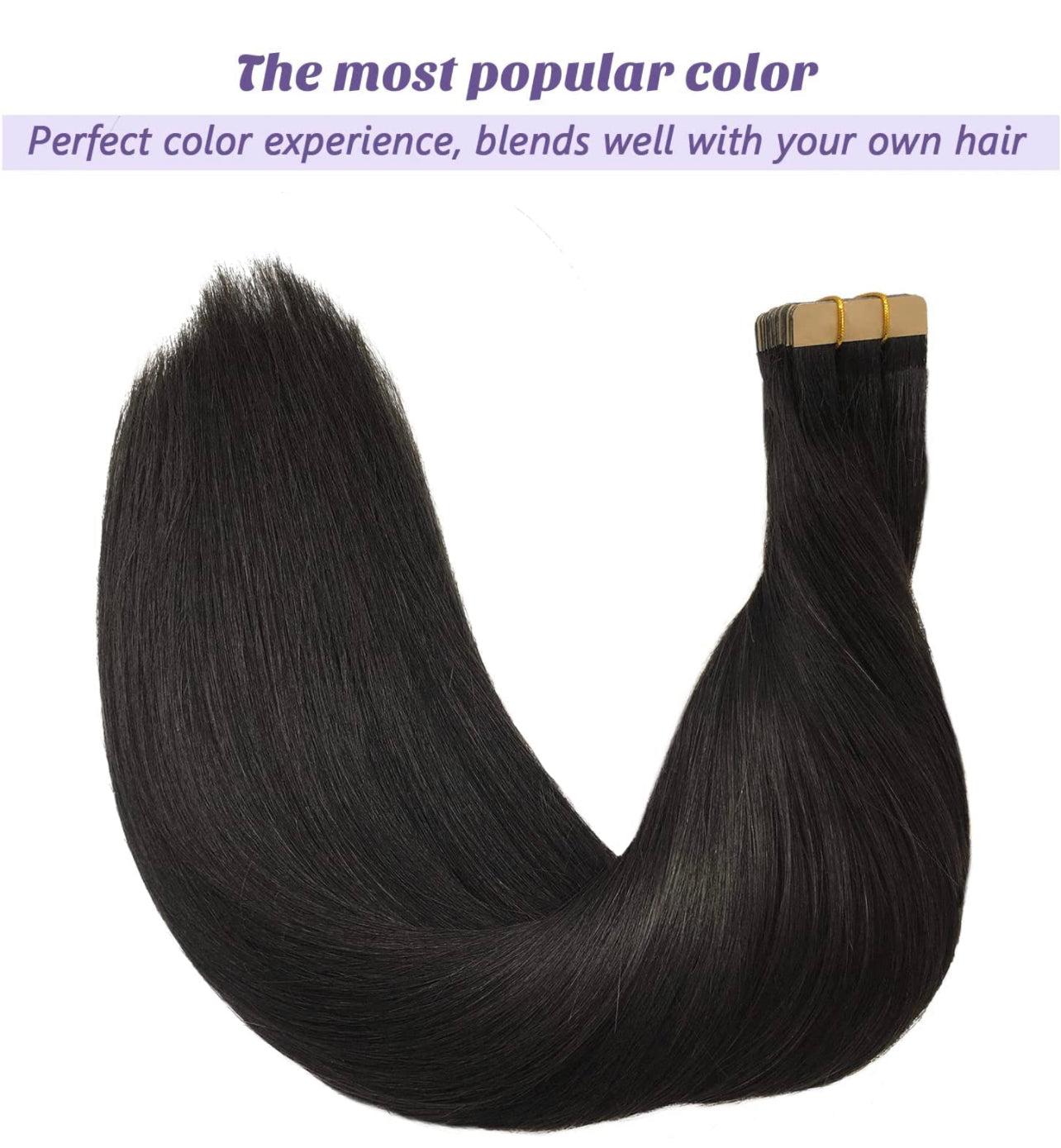 TAPE IN EXTENSION - STRAIGHT (40 PIECES = 1 PACK) SHOP MARBLE LUXE BEAUTY