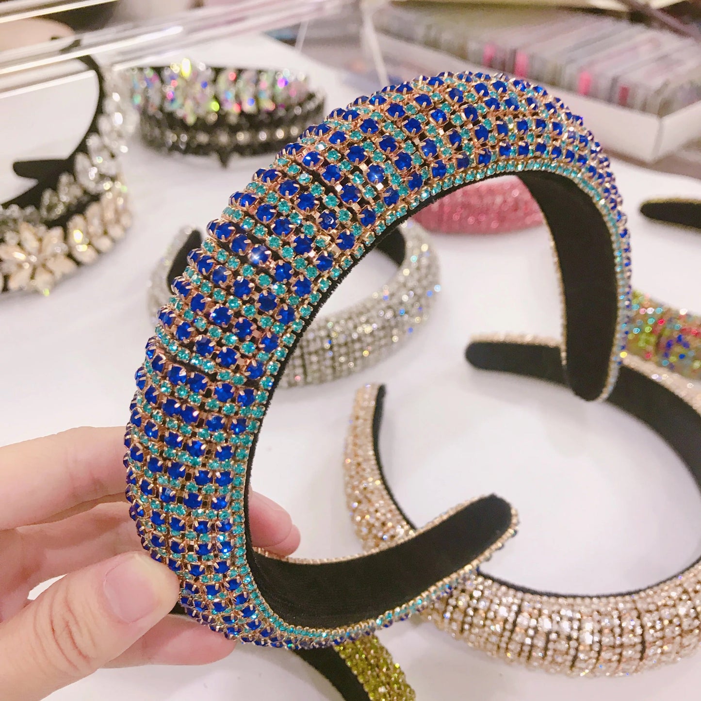 BLING HEAD BAND SHOP MARBLE LUXE BEAUTY