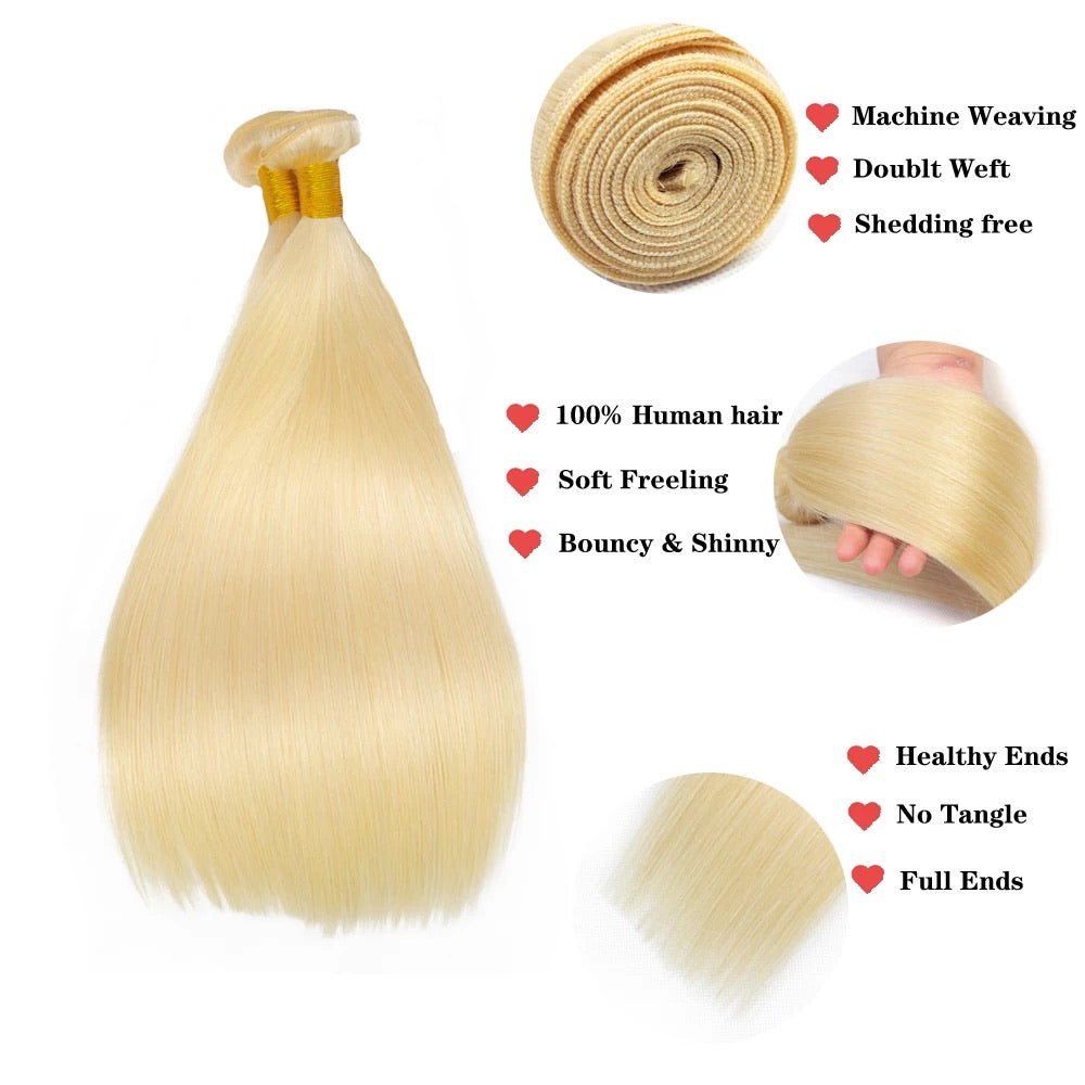 #613 LUXE BLONDE (STRAIGHT) - SINGLE BUNDLE