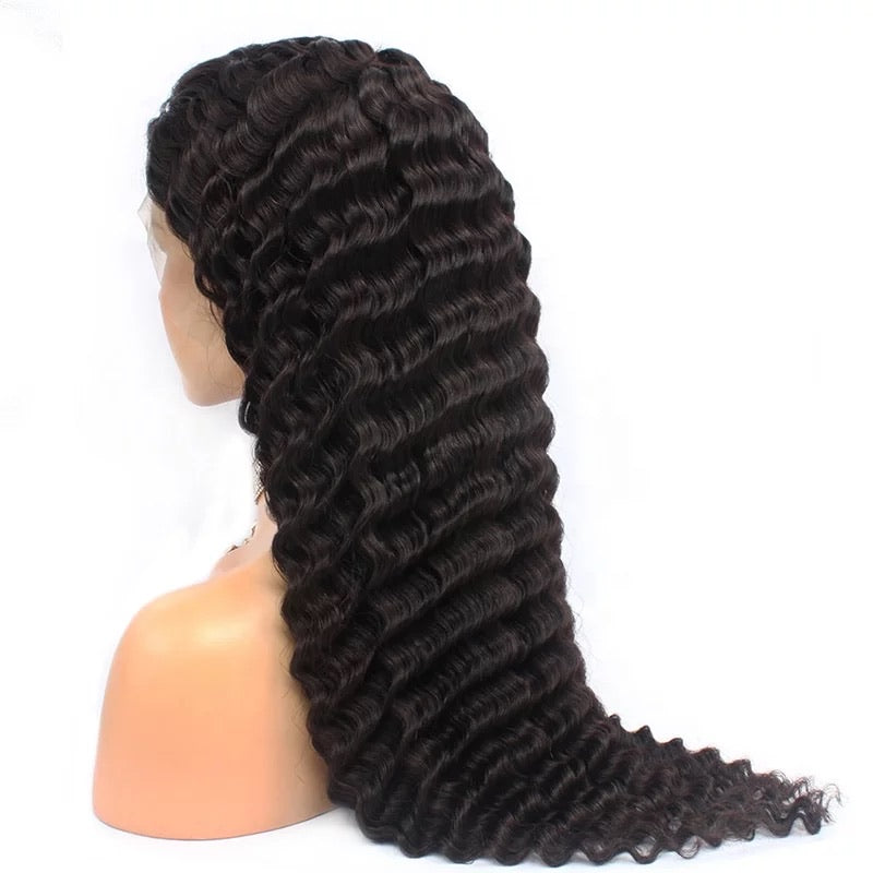 13X4 DEEP WAVE LACE FRONTAL WIG (HD LACE) - 200% DENSITY SHOP MARBLE LUXE BEAUTY