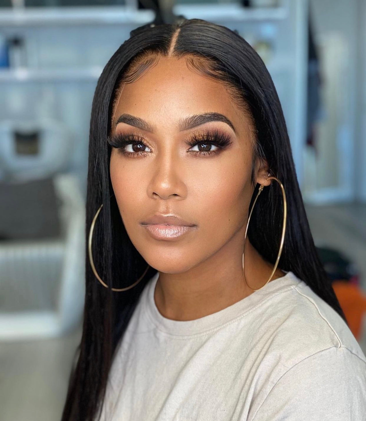 13X4 STRAIGHT LACE FRONTAL WIG (HD LACE) - 200% DENSITY SHOP MARBLE LUXE BEAUTY