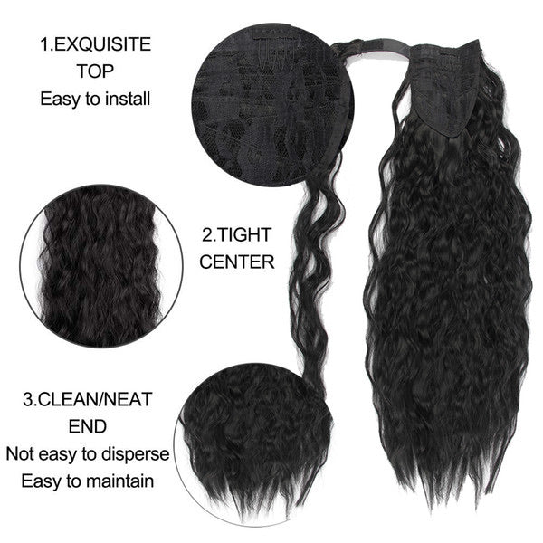CURLY PONYTAIL SHOP MARBLE LUXE BEAUTY