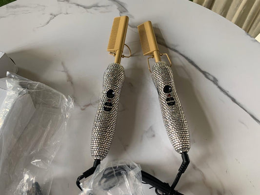 MLB BLING HOT COMB - SILVER SHOP MARBLE LUXE BEAUTY