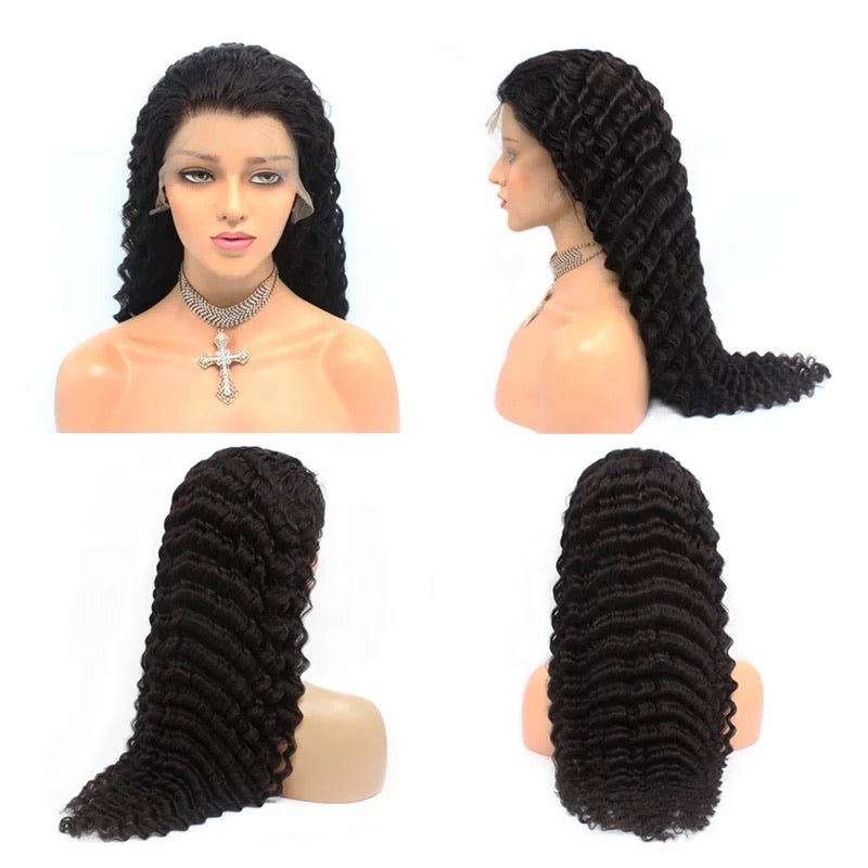 13X4 DEEP WAVE LACE FRONTAL WIG (HD LACE) - 200% DENSITY SHOP MARBLE LUXE BEAUTY