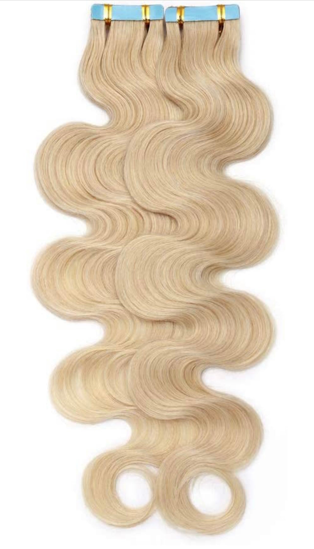 #613 LUXE BLONDE TAPE IN EXTENSION - BODYWAVE (40 PIECES = 1 PACK)
