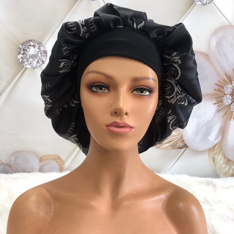 MLB HEADBAND BONNET (LARGE)/ BABY BONNET SHOP MARBLE LUXE BEAUTY