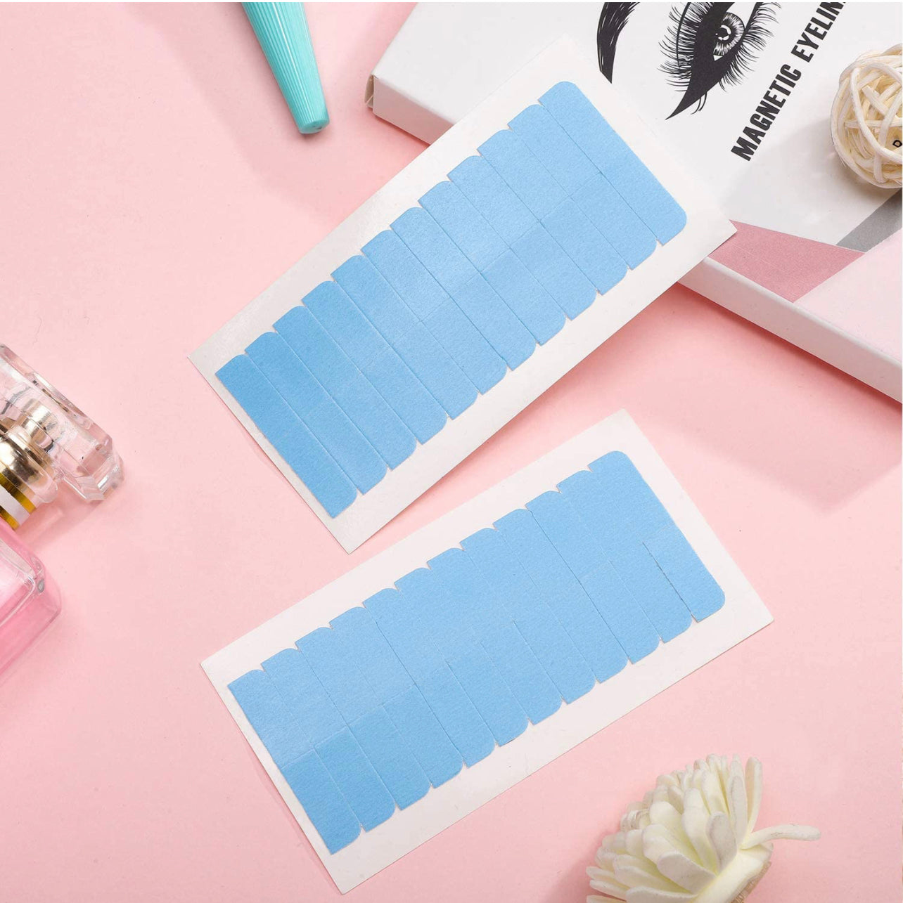 TAPE INS EXTENSION DOUBLE SIDED REPLACEMENT TABS (2 Packs of 5 sheets = 120 pieces)