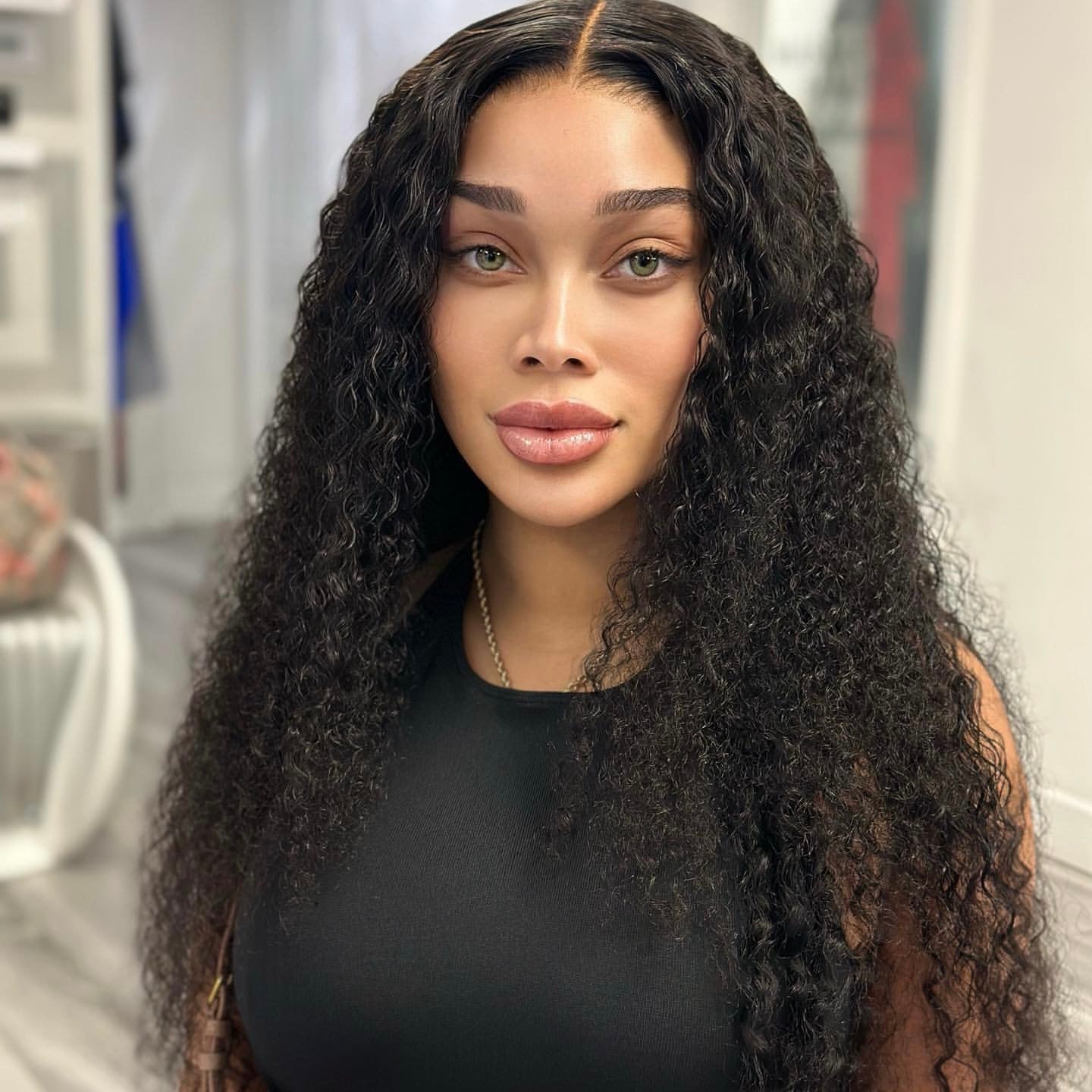 NEW! 13X6 HD LACE FRONTAL WIG - DEEP CURLY (200% DENSITY)