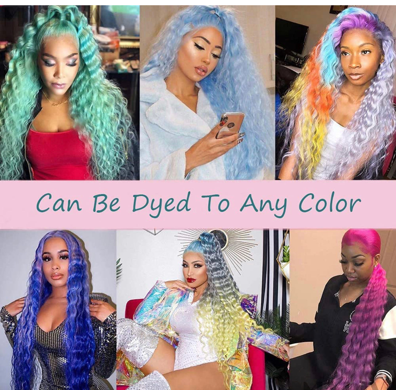 #613 LUXE BLONDE (DEEP CURLY FRONT LACE WIG) - TRANSPARENT LACE