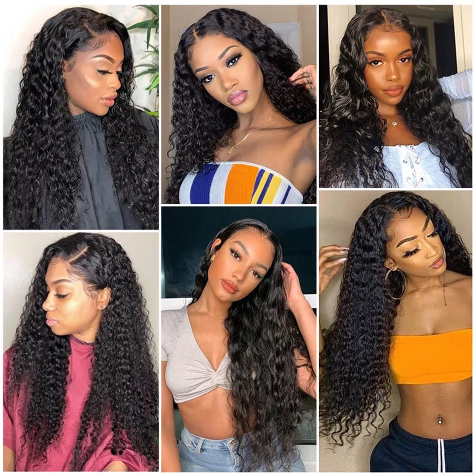 13X4 DEEP CURLY FRONTAL - (HD LACE)