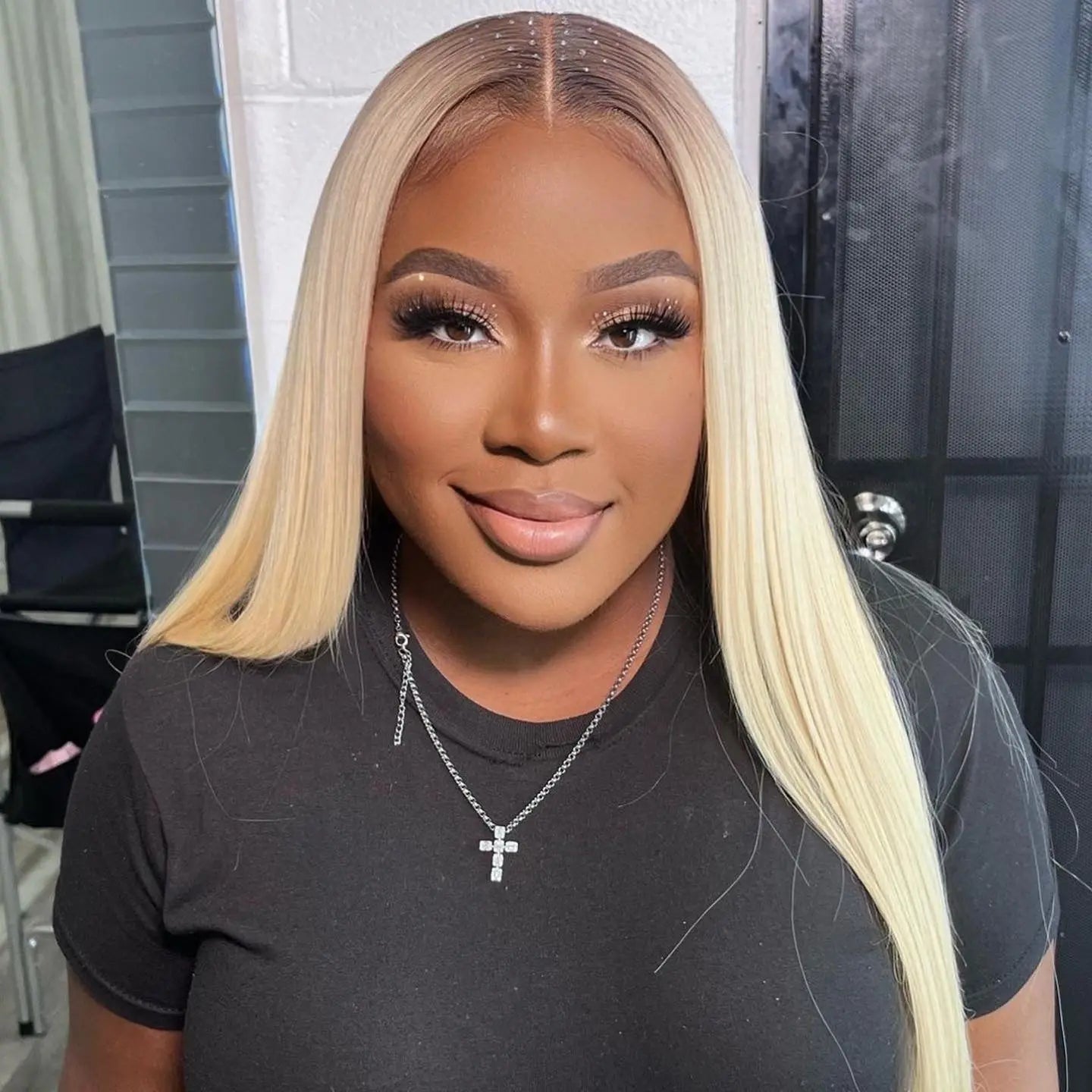 #613 LUXE BLONDE (HD LACE) FRONTAL WIG - STRAIGHT (200% DENSITY) SHOP MARBLE LUXE BEAUTY
