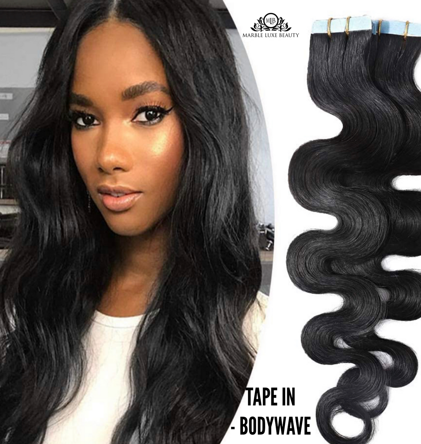 TAPE IN EXTENSION - BODY WAVE (40 PIECES = 1 PACK)