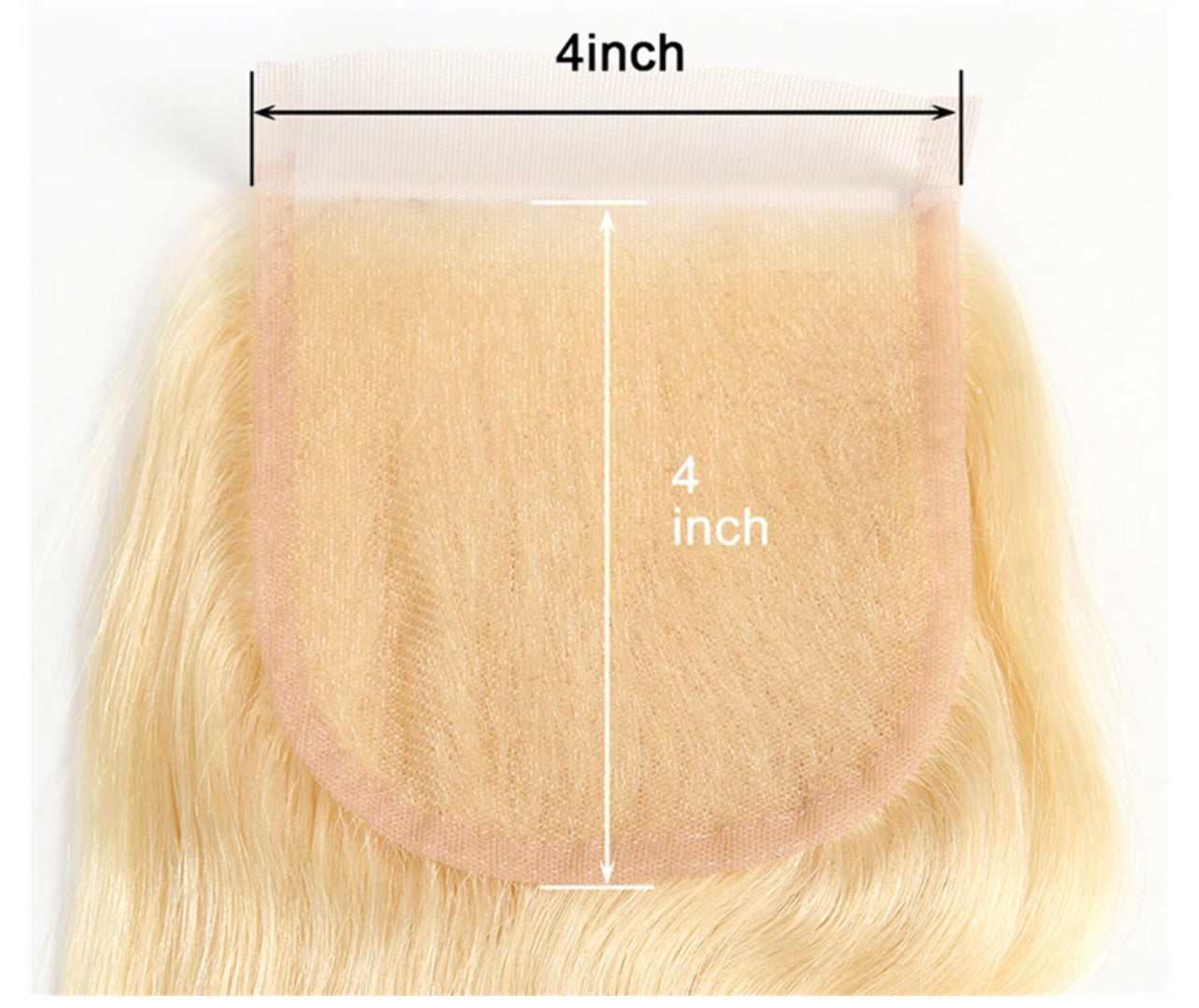 #613 5X5 LUXE BLONDE CLOSURE - BODY WAVE (HD LACE)
