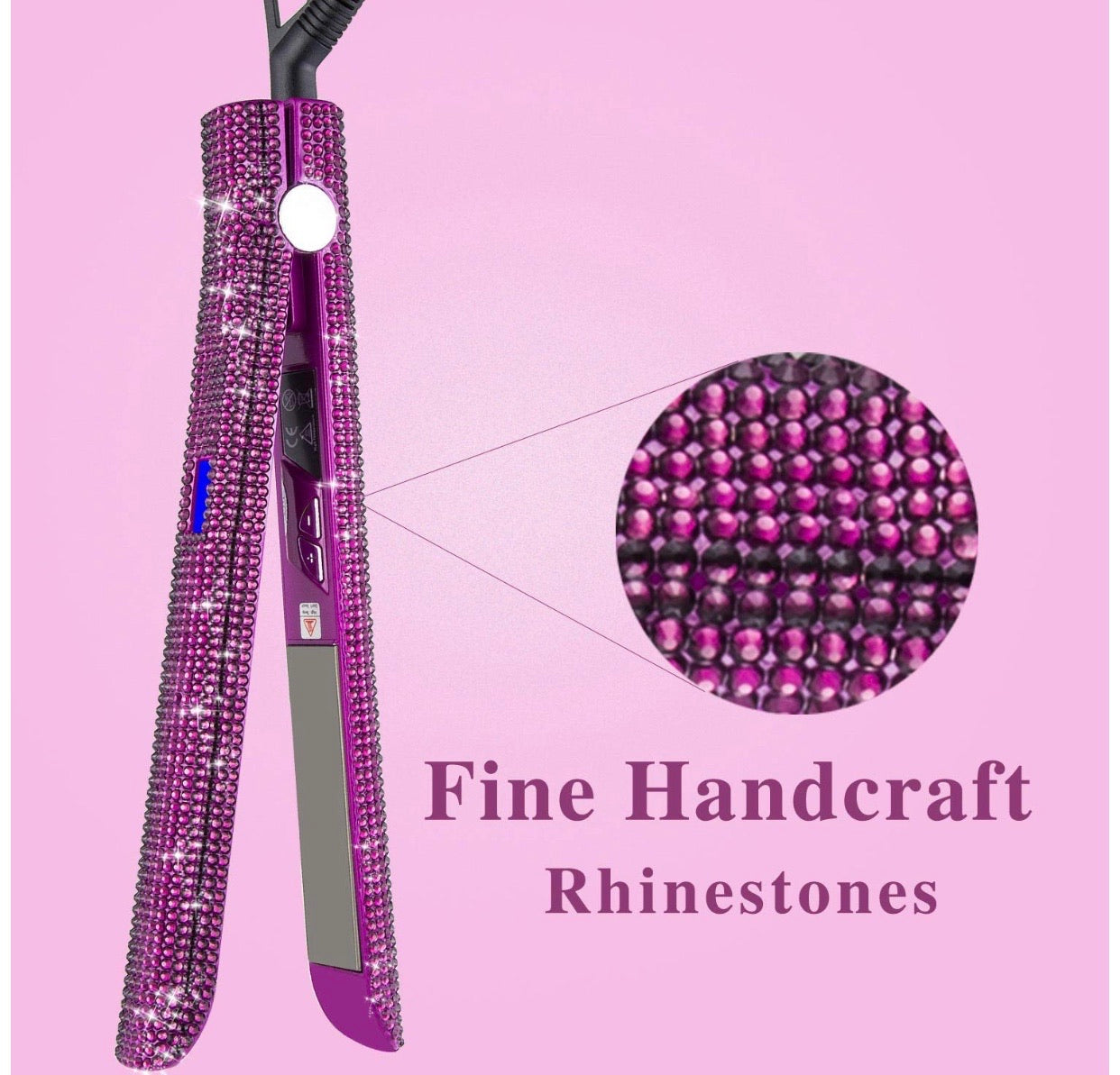 MLB BLING FLAT IRON SHOP MARBLE LUXE BEAUTY