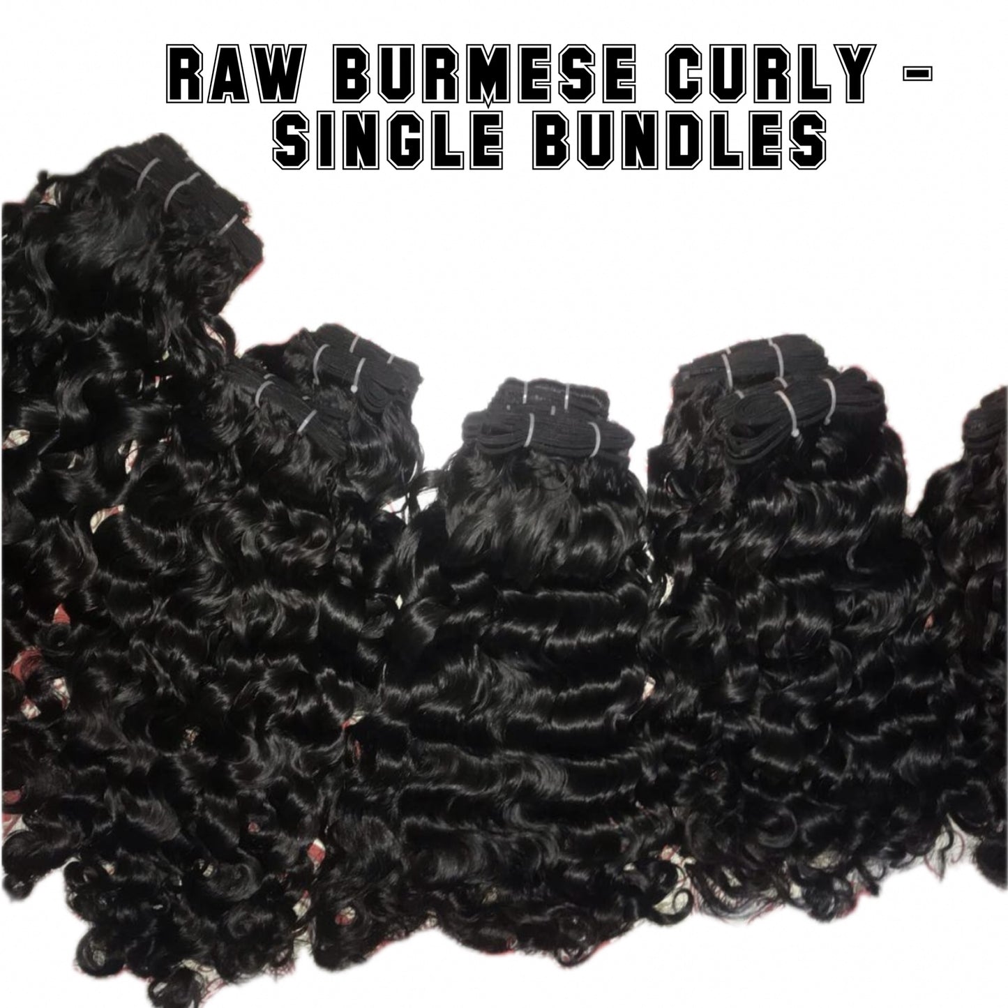 RAW BURMESE BUNDLE - CURLY (SINGLE BUNDLE)