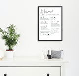 WELCOME SIGN FOR AIRBNB & VACATION RENTAL HOST TEMPLATE (Digital Download) - Editable & Printable