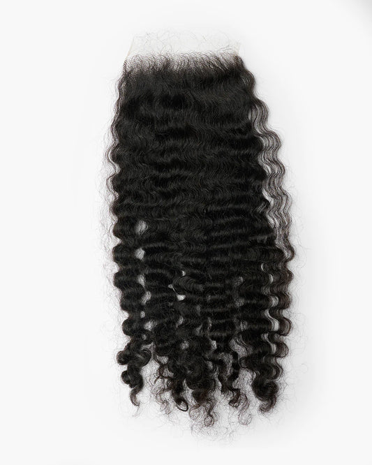 RAW BURMESE CURLY CLOSURE (HD LACE)