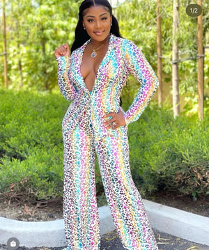 LADY IN CHARGE SUIT SET - MULTI COLOR