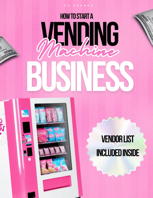 New Ultimate Vending Machine E-Book SHOP MARBLE LUXE BEAUTY