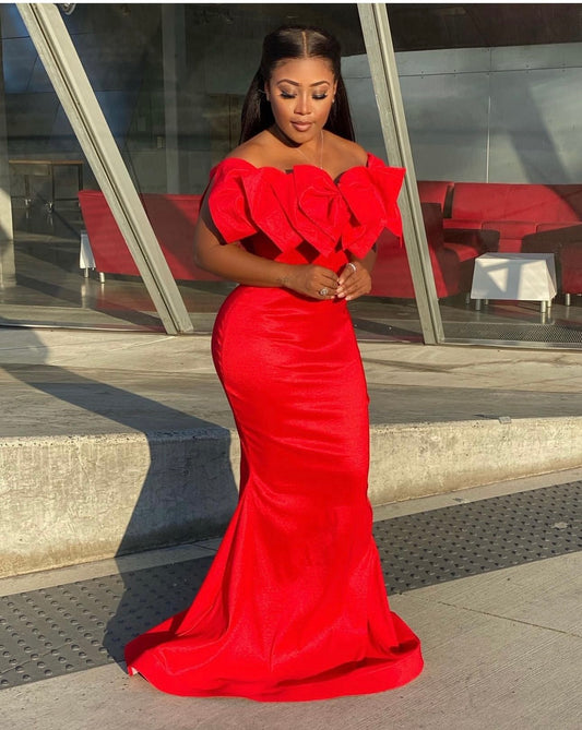 WAITING FOR YOU LONG DRES - RED