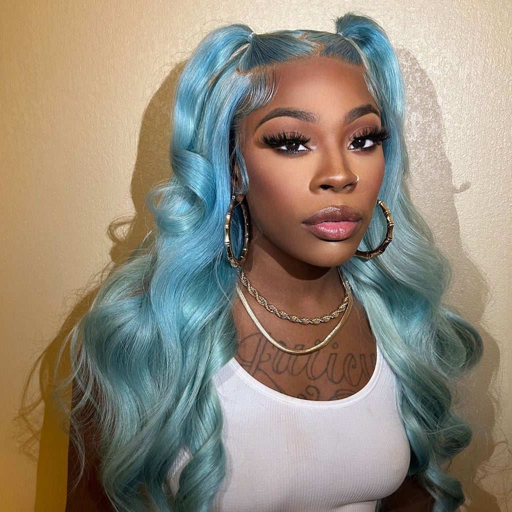#613 BLONDE HD LACE FRONTAL WIG - BODY WAVE (200% DENSITY)