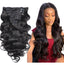 1B/NATURAL BLACK BODY WAVE CLIP-IN EXTENSIONS