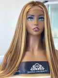 13X4 HIGHLIGHT STRAIGHT WIG - (HD LACE)