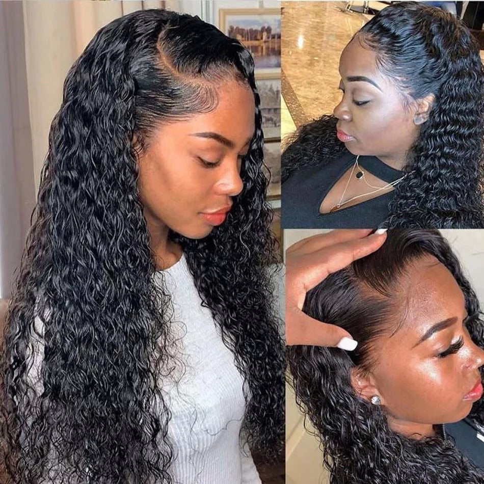 13X4 DEEP CURLY FRONTAL - (HD LACE)