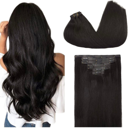 SEAMLESS CLIP-INS EXTENSIONS - STRAIGHT (7 PIECES = 1 PACK)