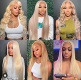 #613 LUXE BLONDE (HD LACE) FRONTAL WIG - STRAIGHT (200% DENSITY)
