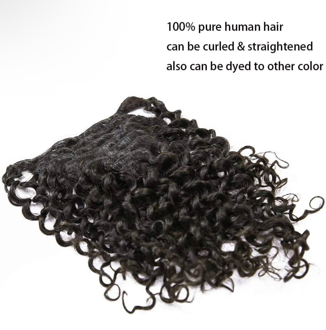 1B/NATURAL BLACK DEEP CURLY CLIP-IN EXTENSIONS