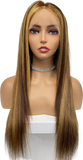 13X4 HIGHLIGHT STRAIGHT WIG - (HD LACE)