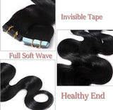 TAPE IN EXTENSION - BODY WAVE (40 PIECES = 1 PACK)